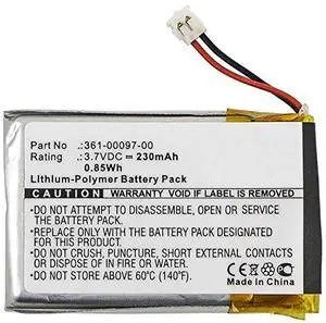 230mAh 361-00097-00, 361-00098-00 Battery Replacement Compatible with Garmin Fenix 5 and Fenix 5X Multisport GPS Smartwatch 230mAh 361-00097-00, 361-00098-00 Battery Replacement Compatible with Garmin Fenix 5 and Fenix 5X Multisport GPS Smartwatch
