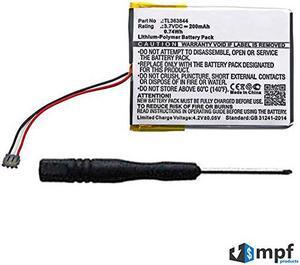 MPF Products 200mAh TL363844 Battery Replacement Compatible with Nest Learning Thermostat (1st Generation) T100577