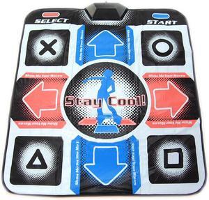 USB RCA Non-Slip Dancing Step Dance Mat Pad for PC TV AV Video Game