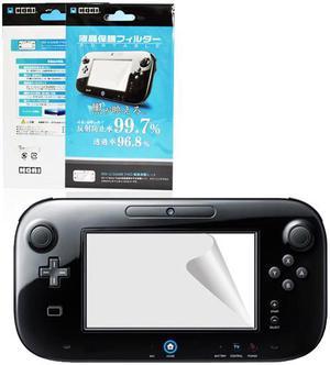 3x Ultra Clear Screen Protector LCD Film Guard Skin for Nintendo Wii U Gamepad