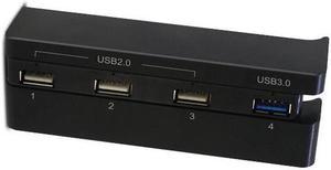 OSTENT Extend 4 USB Hub 2.0 & 3.0 Adapter for Sony PS4 Slim Console Video Games