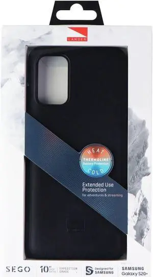 Lander Sego Series Hybrid Slim Case for Samsung Galaxy (S20+) - Black