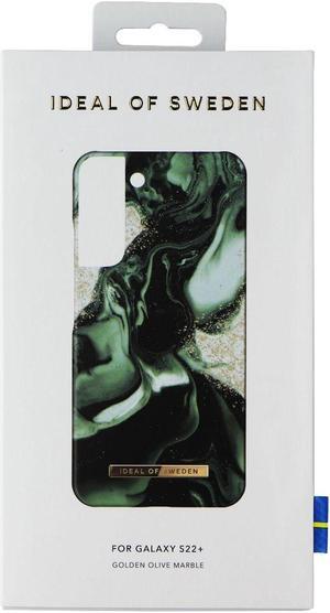 iDeal of Sweden Printed Case for Samsung Galaxy (S22+) - Golden Olive Marble