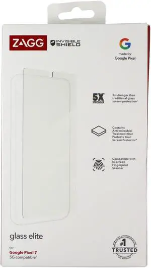 ZAGG InvisibleShield (Glass Elite) Screen Protector for Google Pixel 7 - Clear