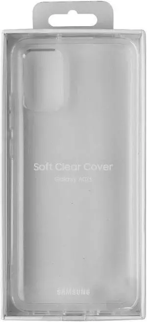 Samsung Soft Clear Cover for Samsung Galaxy A02s Smartphones - Clear