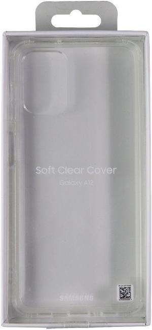 Samsung Soft Clear Cover for Galaxy A12 Smartphones  Clear EFQA125TTEVZW