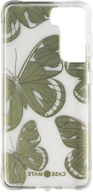 Case-Mate Prints Hardshell Case for Samsung Galaxy S21 5G - Butterflies/Clear