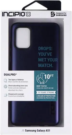 Incipio DualPro Dual Layer Case for Samsung Galaxy A51 - Midnight Blue