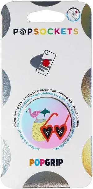 PopSockets PopGrip Expanding Stand and Grip with Swappable Top - Poolside