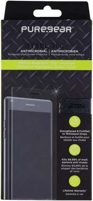 PureGear Steel 360 Series Tempered Glass for Samsung Galaxy S21 5G - Clear