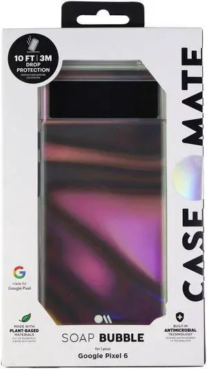 Case-Mate Soap Bubble Series Designer Case for Google Pixel 6 - Soap Bubble