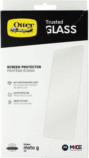 OtterBox Trusted Glass Screen Protector for Motorola Moto G 5G  Clear