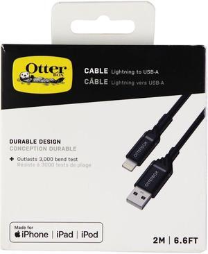 OtterBox (6.6-Ft) USB to Lightning 8-Pin Cable for iPhone/iPad/iPod - Black