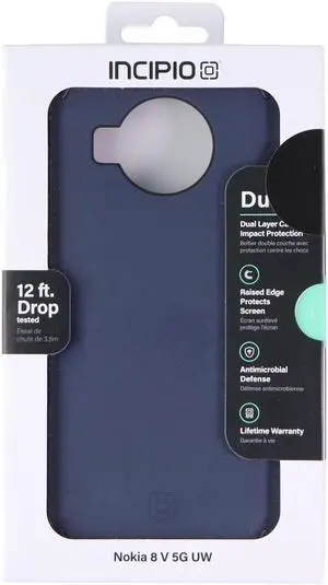 Incipio Duo Series Dual Layer Case for Nokia 8 V 5G UW - Indigo Blue