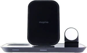 mophie (7.5W) Universal 3 in 1 Wireless Charging Stand for Apple Devices - Black mophie (7.5W) Universal 3 in 1 Wireless Charging Stand for Apple Devices - Black