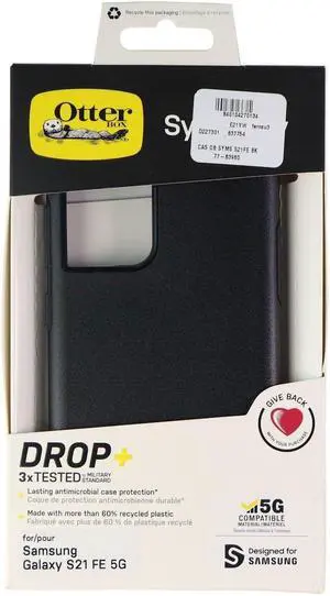 OtterBox Symmetry Series Case for Samsung Galaxy S21 FE 5G - Black