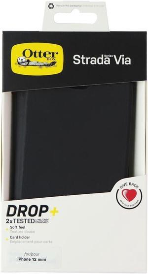 OtterBox Strada Via Series Case for Apple iPhone 12 Mini - Black