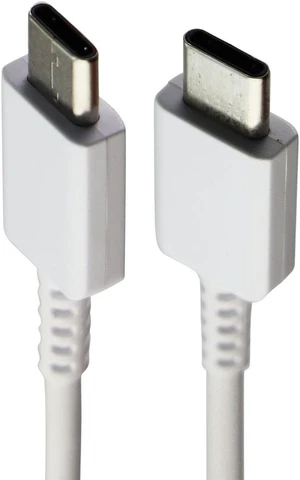 Samsung 3.3ft (USB-C to USB-C) Charge and Sync Cable - White (EP-DN980BWZ) Samsung 3.3ft (USB-C to USB-C) Charge and Sync Cable - White (EP-DN980BWZ)