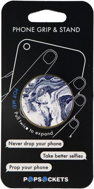 PopSockets Collapsible Grip & Stand for Phones & Tablets - Black/White/Marble V2 PopSockets Collapsible Grip & Stand for Phones & Tablets - Black/White/Marble V2