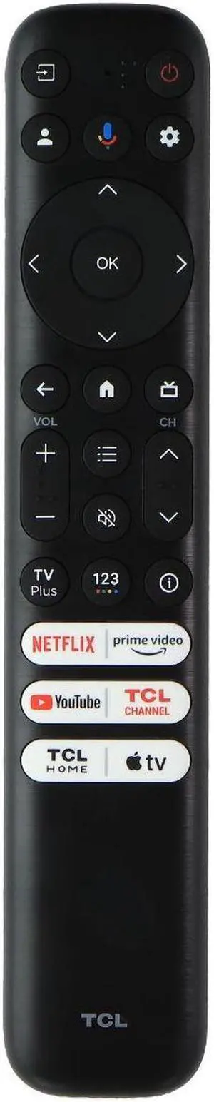 TCL TV Remote Control (RC813) with Netlfix/Prime/YouTube/TCL/AppleTv Buttons