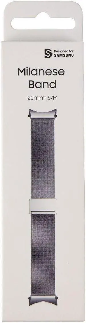 Samsung (S/M) 20mm Milanese Band for Galaxy Watch4 (40mm Only) - Silver