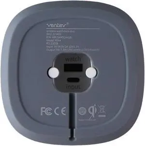 Ventev Wireless 10W Qi Fast Charger Watchdock Duo - White/Gray