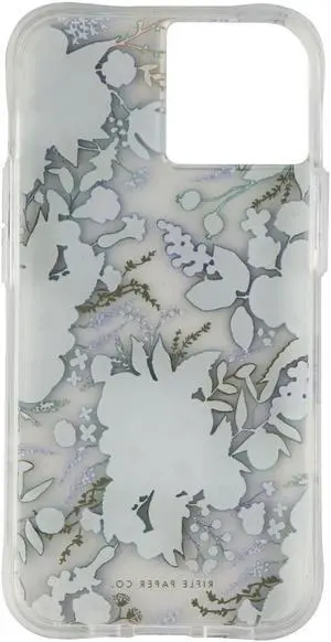 Rifle Paper Co. Hard Designer Case for Apple iPhone 13 / 14 - Garden Party Blue Rifle Paper Co. Hard Designer Case for Apple iPhone 13 / 14 - Garden Party Blue