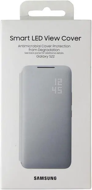 Samsung Electronics Smart LED View Cover for Samsung Galaxy S22 - Light Gray