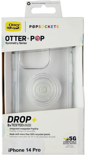 Otterbox Otter+Pop Symmetry Series Case for iPhone 14 Pro - Clear Otterbox Otter+Pop Symmetry Series Case for iPhone 14 Pro - Clear