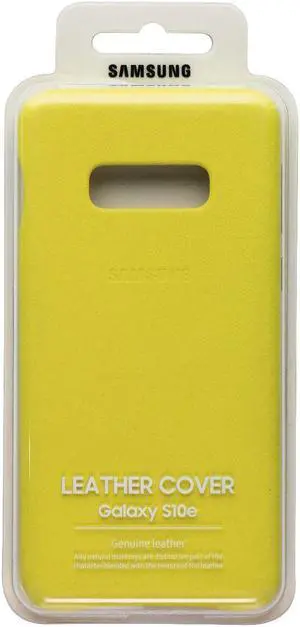 Samsung Official Leather Cover for Samsung Galaxy S10e - Yellow