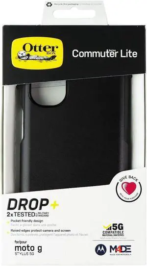 OtterBox Commuter Lite Case for Motorola Moto G Stylus 5G (2022) - Black OtterBox Commuter Lite Case for Motorola Moto G Stylus 5G (2022) - Black