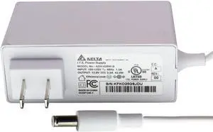 Delta (12V/3.5A) 42-WATT ITE Power Supply Wal Adapter - White (ADH-42BW B)