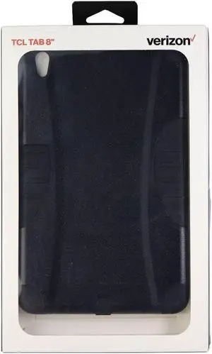 Verizon Rugged Case Dual Layer Case for TCL Tab 8 - Black Verizon Rugged Case Dual Layer Case for TCL Tab 8 - Black