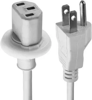 Volex (APC13S / PS204) AC Power Adapter US Extension Cable - White