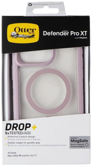 OtterBox Defender Pro XT for MagSafe for iPhone 15 Pro Max - Mountain Frost Pink OtterBox Defender Pro XT for MagSafe for iPhone 15 Pro Max - Mountain Frost Pink