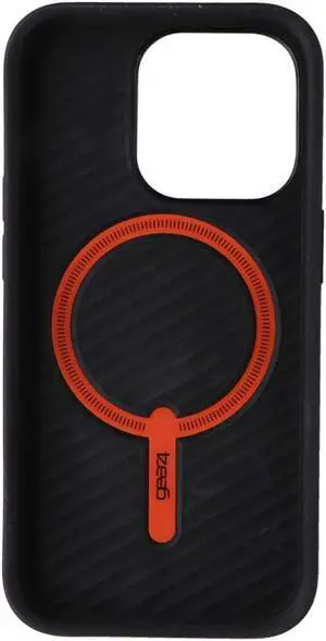 ZAGG Gear4 Denali Snap Series Case for MagSafe for iPhone 14 Pro - Black/Orange ZAGG Gear4 Denali Snap Series Case for MagSafe for iPhone 14 Pro - Black/Orange