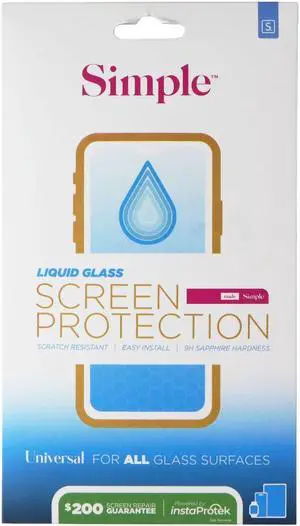 Simple (9H) Liquid Glass Screen Protection Universal for ALL Glass Surfaces