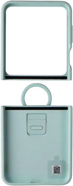 SAMSUNG Official Silicone Cover Case with Ring for Galaxy Z Flip5 - Ocean Green