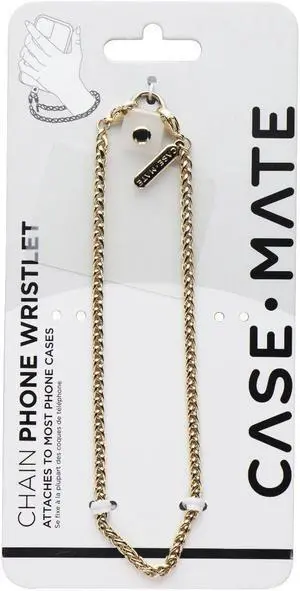 Case-Mate Detachable Chain Phone Wristlet for Smartphone Cases - Dainty Gold