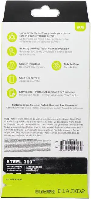 Pure Gear Steel 360 Tempered Glass Screen Protector for Samsung Galaxy A54 5G