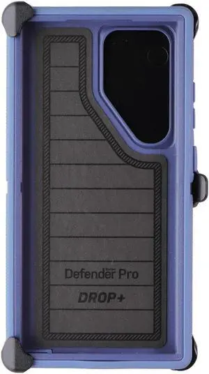 OtterBox Defender Pro Case and Holster for Galaxy S24 Ultra - Baby Blue Jeans