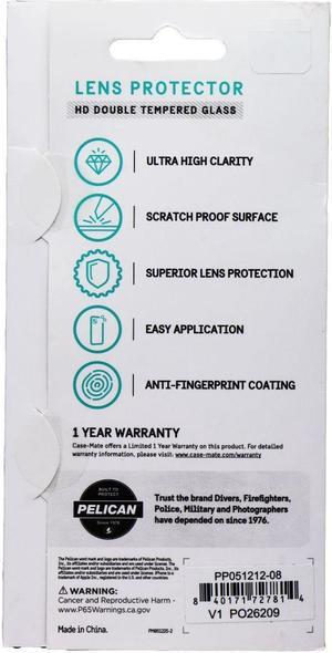 Pelican Aluminum Ring HD Camera Lens Protectors for Apple iPhone 12 mini / 12