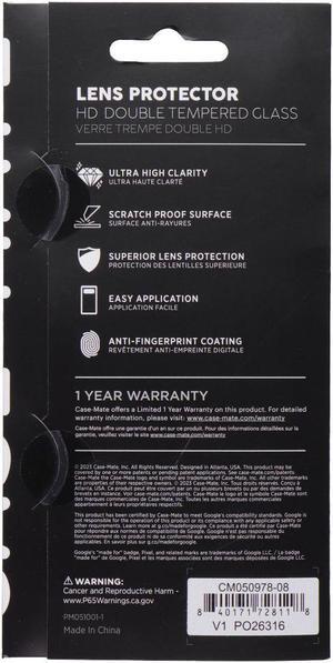 Case-Mate Double Tempered Glass Lens Protector for Google Pixel Fold