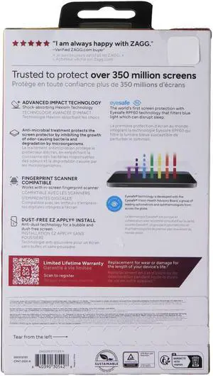 ZAGG Invisible Shield Fusion XTR3 Screen Protector For Samsung Galaxy S24