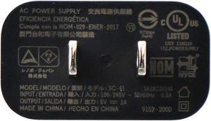 Lenovo (5V/2A) Single USB Wall charger Travel Adapter - Black (SC-41)