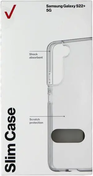 Verizon Slim Sustainable Series Case for Samsung Galaxy (S22+) 5G - Clear/Frost