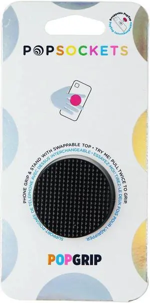 PopSOCKETS Knurled Texture Black Smartphone Accessory for iPhone Android