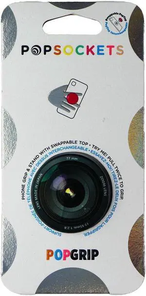 PopSockets PopGrip Series Phone Grip for Phones and Tablets - Shutter