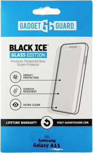 Gadget Guard Black Ice Glass Edition Screen Protector for Samsung Galaxy A11
