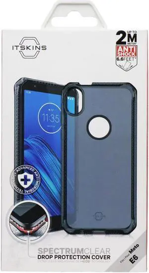 Itskins Spectrum Clear Series Case for Moto E6 - Smoke